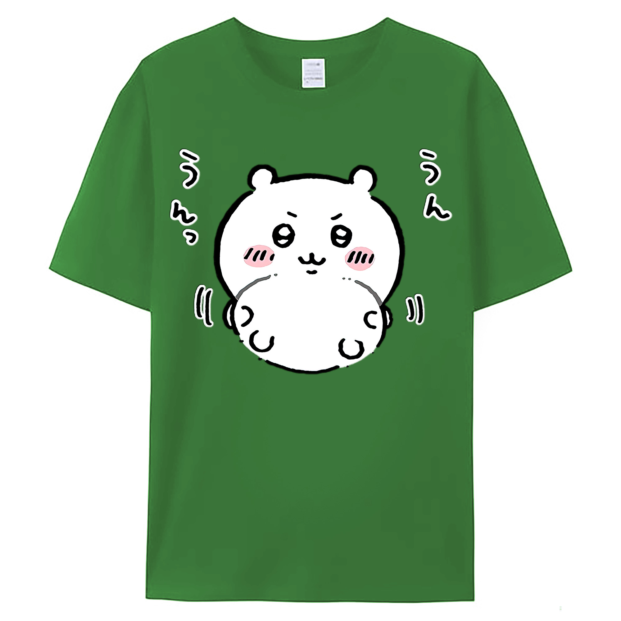 （画像用） ちいかわ ちいかわ Chii-kawa chiikawa レディースカジュアルプリントTシャツ（綿100％）